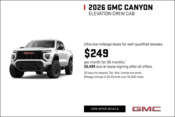 Ultra low mileage lease for well-qualified lessees.

$249 per month for 36 months.1 

$6,499 due ...